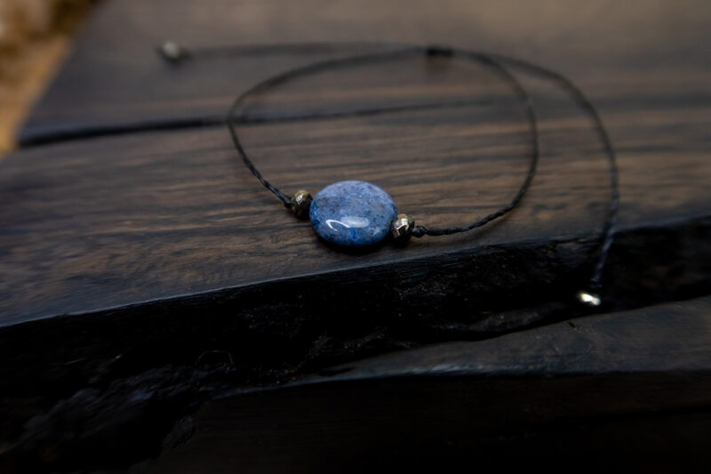 bransoletka dumortieryt niebieski kamień