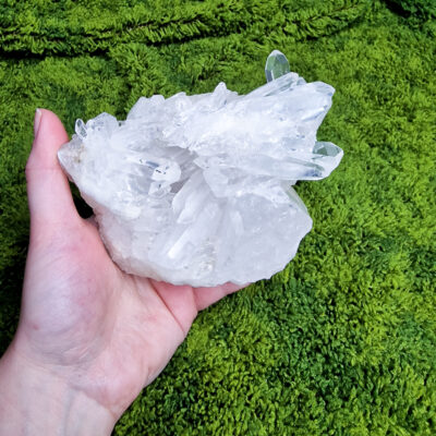 Szczotka kryształu górskiego - naturalny klaster 760g 15 duza-szczotka-kwarcu