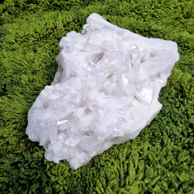 Szczotka kryształu górskiego - naturalny klaster 923g 7 duzy naturalny krysztal gorski