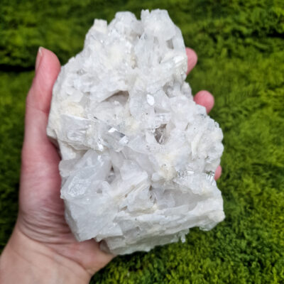 Szczotka kryształu górskiego - naturalny klaster 923g 6 duzy okaz krysztal gorski