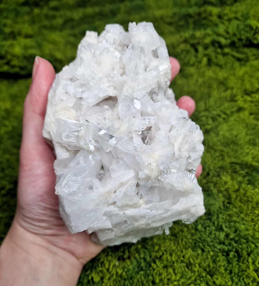 Szczotka kryształu górskiego - naturalny klaster 923g 2 Szczotka kryształu górskiego - naturalny klaster 923g - obrazek 2