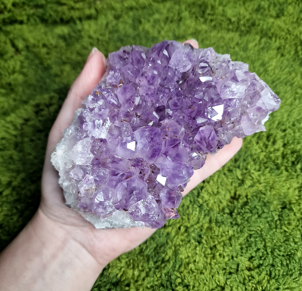 Naturalna duża szczotka ametystu 818g 6 naturalny-ametyst