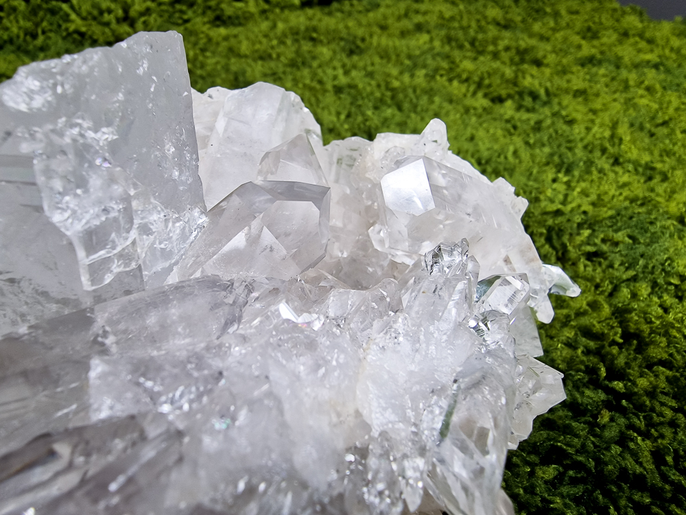 Szczotka kryształu górskiego - naturalny klaster 760g 8 piekna-szczotka-kryształ-górski