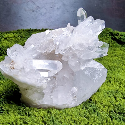 Szczotka kryształu górskiego - naturalny klaster 760g