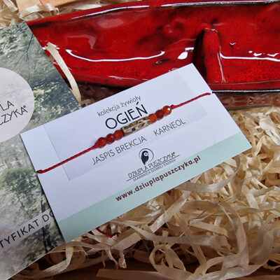 zestaw ogien bransoletka