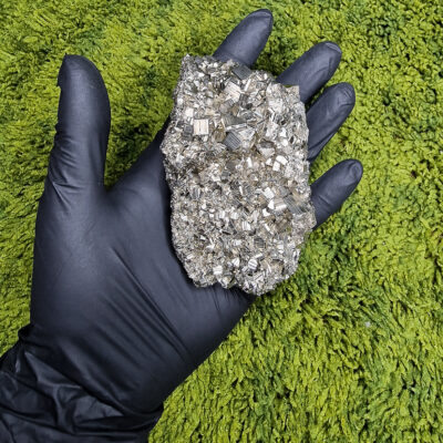 Piryt naturalny klaster Kamień obfitości i pewności siebie