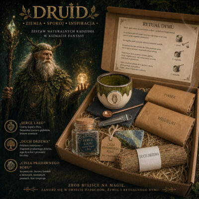 DRUID zestaw naturalnych kadzideł fantasy | Dary Lasu